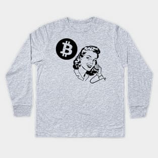 Have you heard of Bitcoin? Kids Long Sleeve T-Shirt